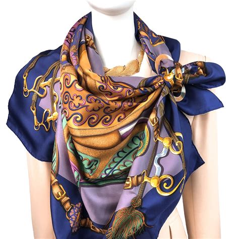 Hermes silk scarf 90cm